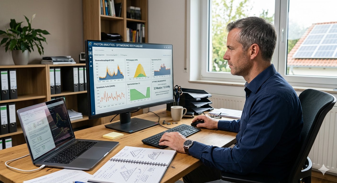 Visualisierung von Stromeinspeisung und Direktvermarktung