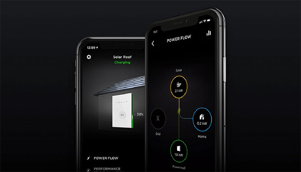 Visualisierung des EMS Dashboards auf einem Tablet